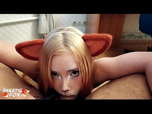 ❤️ Gitulon ni Kitsune ang dick ug cum sa iyang baba ❤❌ Porn video sa amon ❌